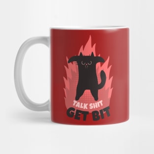 Talk shit, get bit Mug